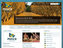 Tablet Screenshot of moira.vic.gov.au