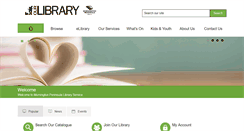 Desktop Screenshot of ourlibrary.mornpen.vic.gov.au