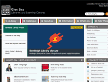Tablet Screenshot of library.gleneira.vic.gov.au