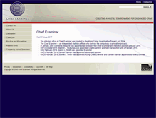 Tablet Screenshot of chiefexaminer.vic.gov.au