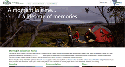 Desktop Screenshot of parkstay.vic.gov.au