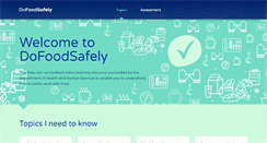 Desktop Screenshot of dofoodsafely.health.vic.gov.au