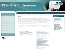 Tablet Screenshot of foi.vic.gov.au