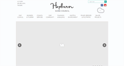 Desktop Screenshot of hepburn.vic.gov.au