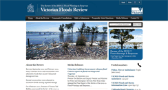Desktop Screenshot of floodsreview.vic.gov.au