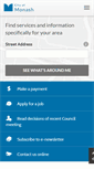 Mobile Screenshot of monash.vic.gov.au