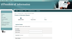 Desktop Screenshot of online.foi.vic.gov.au