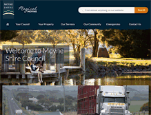 Tablet Screenshot of moyne.vic.gov.au