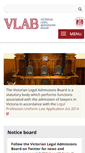 Mobile Screenshot of lawadmissions.vic.gov.au