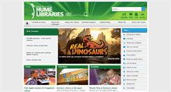 Desktop Screenshot of humelibraries.vic.gov.au