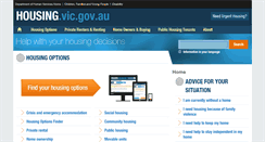 Desktop Screenshot of housing.vic.gov.au