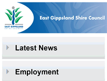 Tablet Screenshot of m.eastgippsland.vic.gov.au