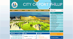 Desktop Screenshot of portphillip.vic.gov.au