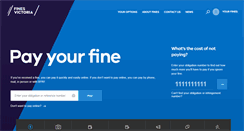 Desktop Screenshot of online.fines.vic.gov.au
