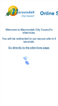 Mobile Screenshot of eservices.maroondah.vic.gov.au