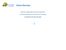 Tablet Screenshot of eservices.maroondah.vic.gov.au