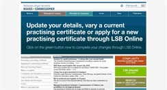 Desktop Screenshot of lsb.vic.gov.au