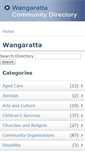 Mobile Screenshot of community.wangaratta.vic.gov.au