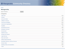 Tablet Screenshot of community.wangaratta.vic.gov.au