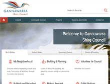 Tablet Screenshot of gannawarra.vic.gov.au