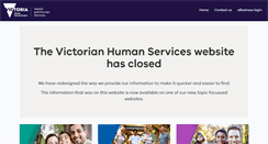 Desktop Screenshot of dhs.vic.gov.au