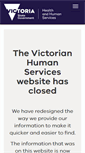 Mobile Screenshot of dhs.vic.gov.au