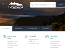 Tablet Screenshot of ngshire.vic.gov.au